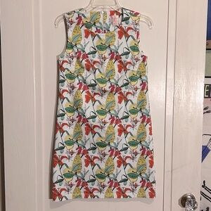 Tuckernuck Persifor Floral Poppy Mini Dress Cotton A-Line Dress sz Small